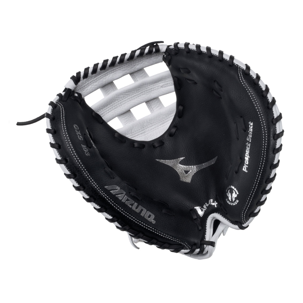 Mizuno Prospect Select GXS103 Fastpitch Catcher's Mitt white/black