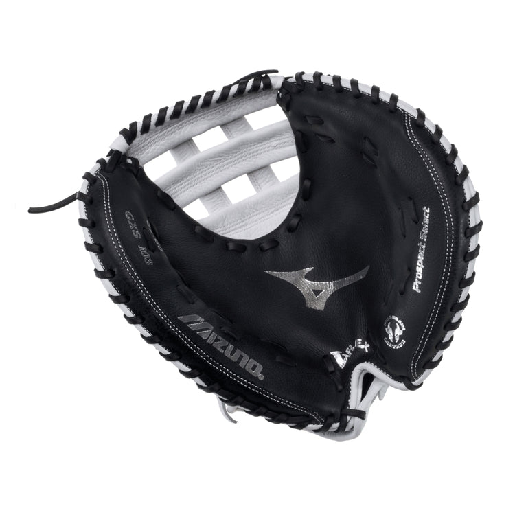 Mizuno Prospect Select GXS103 Fastpitch Catcher's Mitt white/black