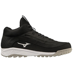 Mizuno Senior Ambition 3 BB Mid All Surface Baseball Shoes black