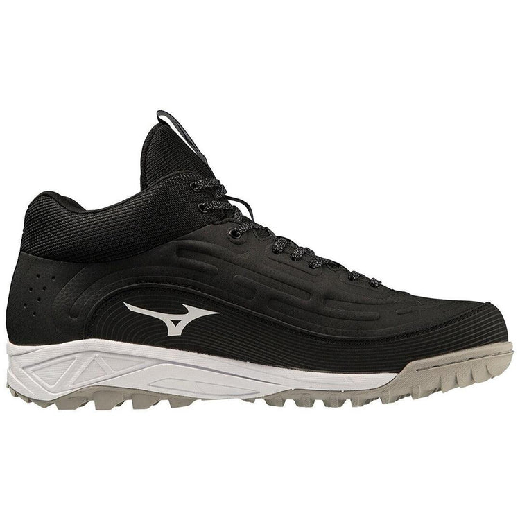 Mizuno Senior Ambition 3 BB Mid All Surface Baseball Shoes black