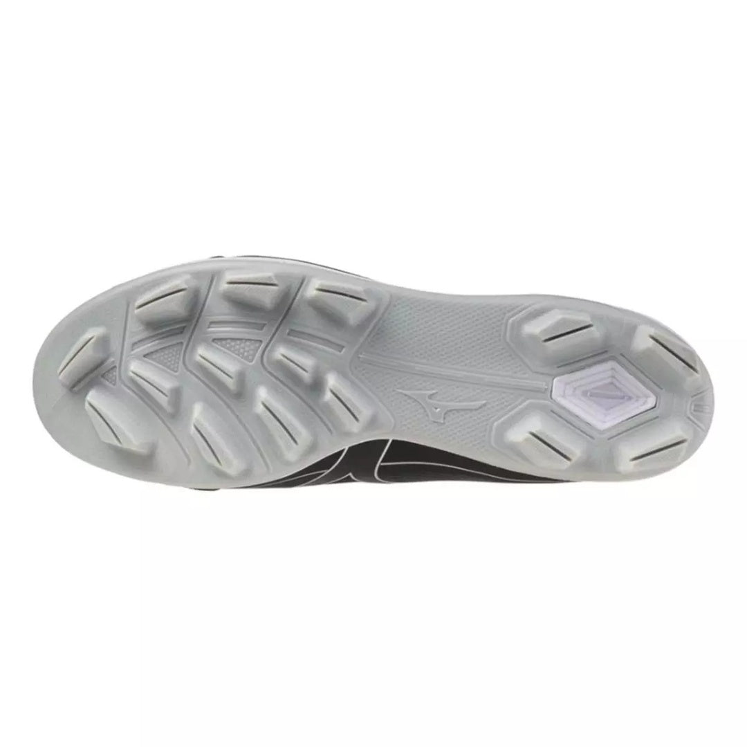 Mizuno Men's Cushionrevo Diamond TPU Baseball Cleats black/white