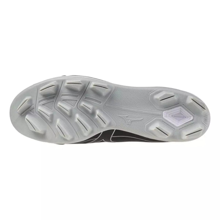 Mizuno Men's Cushionrevo Diamond TPU Baseball Cleats black/white
