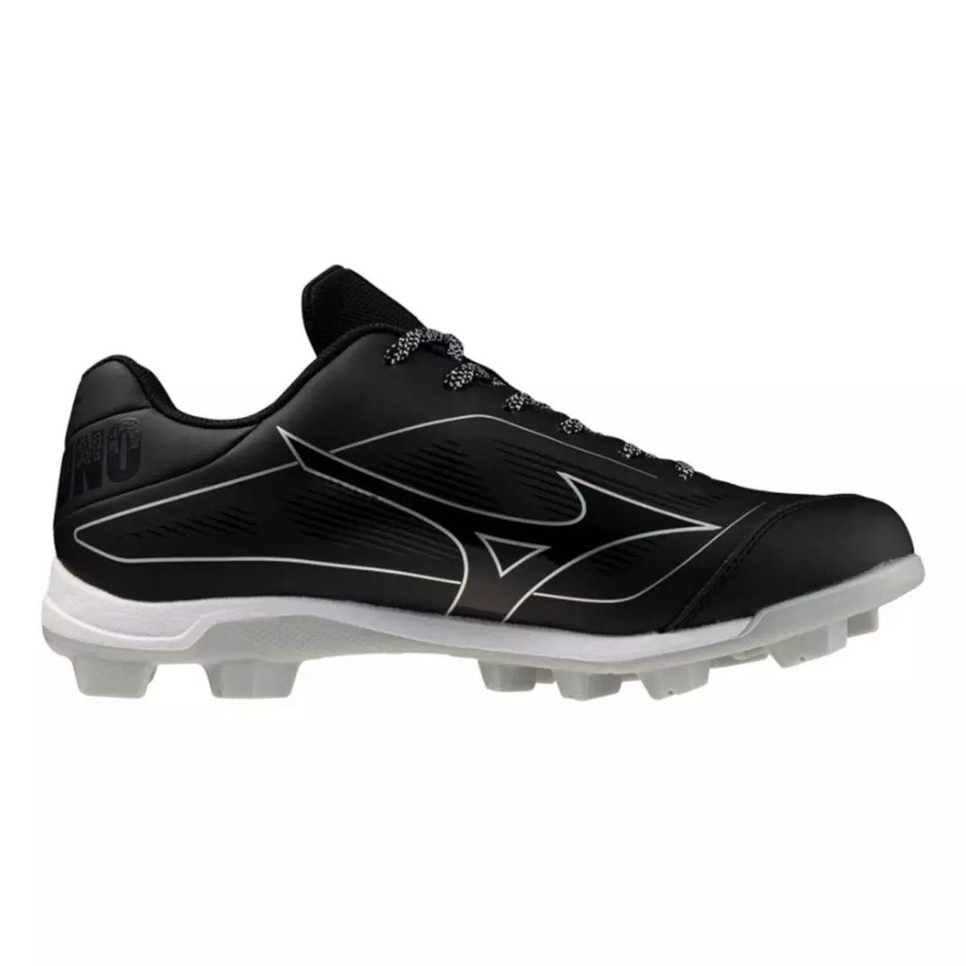 Mizuno Men's Cushionrevo Diamond TPU Baseball Cleats black/white