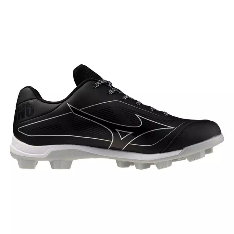 Mizuno Men's Cushionrevo Diamond TPU Baseball Cleats black/white