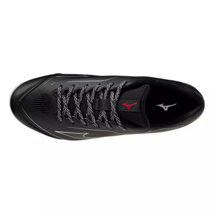 Mizuno Men's Cushionrevo Diamond TPU Baseball Cleats black/white