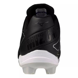 Mizuno Men's Cushionrevo Diamond TPU Baseball Cleats black/white