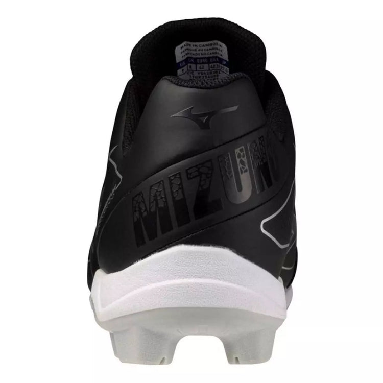 Mizuno Men's Cushionrevo Diamond TPU Baseball Cleats black/white