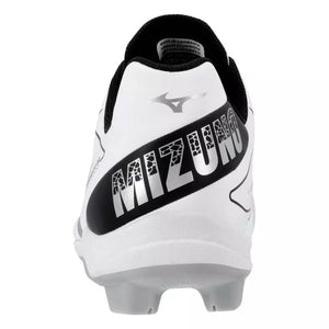 Mizuno Men's Cushionrevo Diamond TPU Baseball Cleats white/black