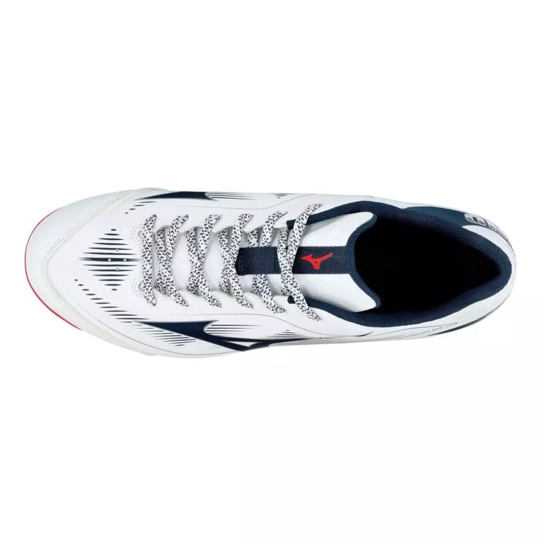 Mizuno Men's Cushionrevo Diamond TPU Baseball Cleats white/navy