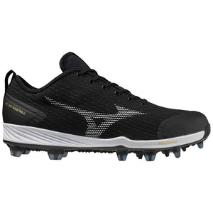 Mizuno Senior Dominant 4 Low TPU Baseball Cleats black