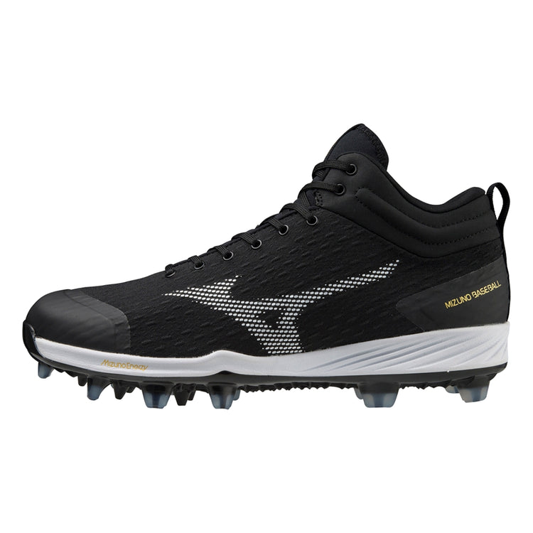 Mizuno Senior Dominant 4 Mid TPU Baseball Cleats black