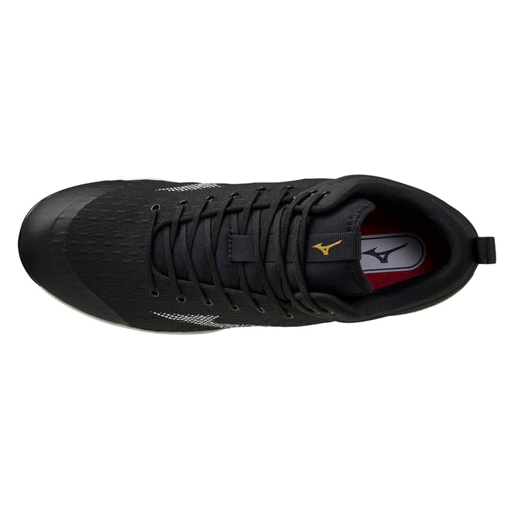 Mizuno Senior Dominant 4 Mid TPU Baseball Cleats black
