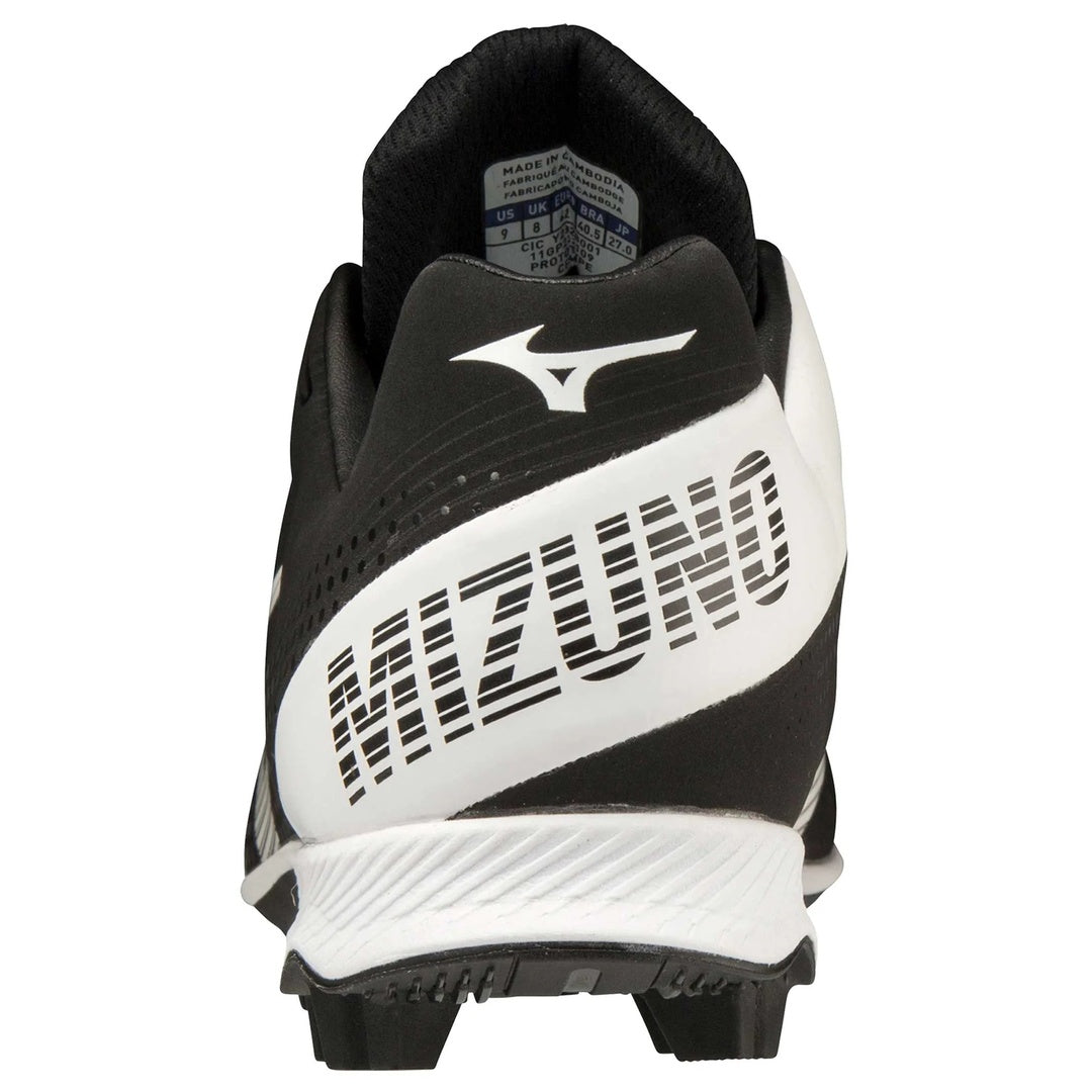 Mizuno Senior Wave LightRevo  Low TPU Baseball Cleat black