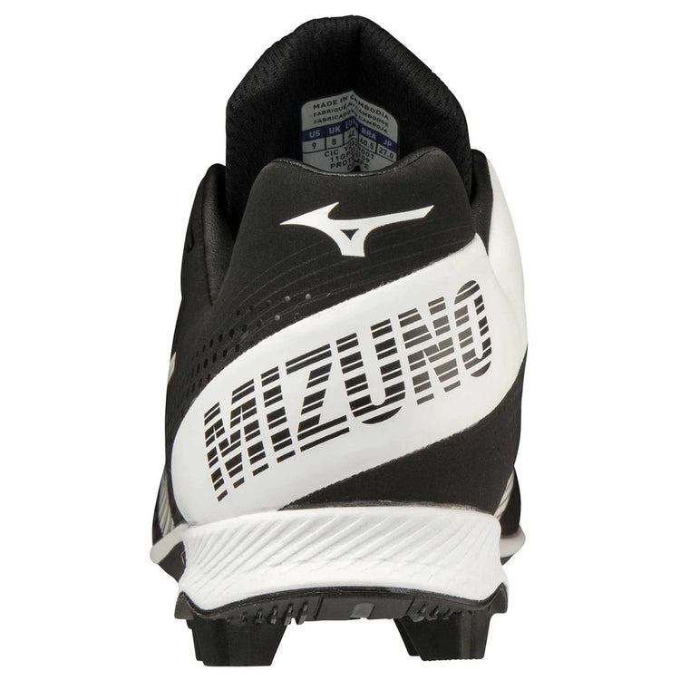 Mizuno Senior Wave LightRevo  Low TPU Baseball Cleat black