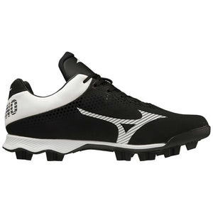 Mizuno Senior Wave LightRevo  Low TPU Baseball Cleat black