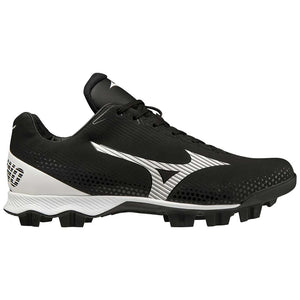 Mizuno Senior Wave LightRevo  Low TPU Baseball Cleat black