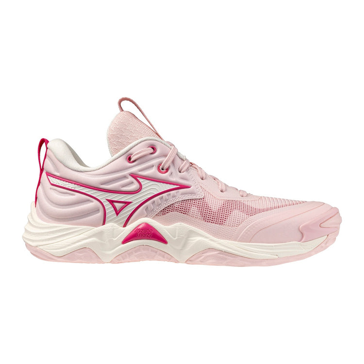 Mizuno Senior Wave Momentum 4 Elite Volleyball Shoes pink