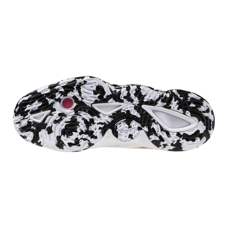 Mizuno Senior Wave Momentum 4 Elite Volleyball Shoes white/black
