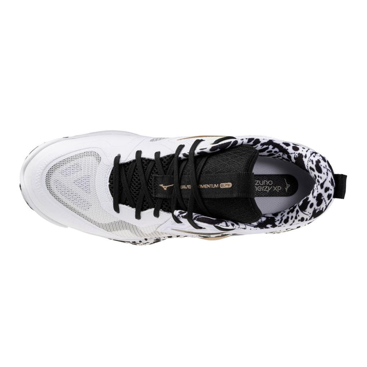 Mizuno Senior Wave Momentum 4 Elite Volleyball Shoes white/black