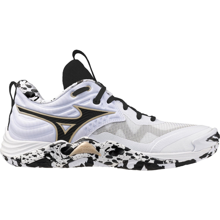 Mizuno Senior Wave Momentum 4 Elite Volleyball Shoes white/black
