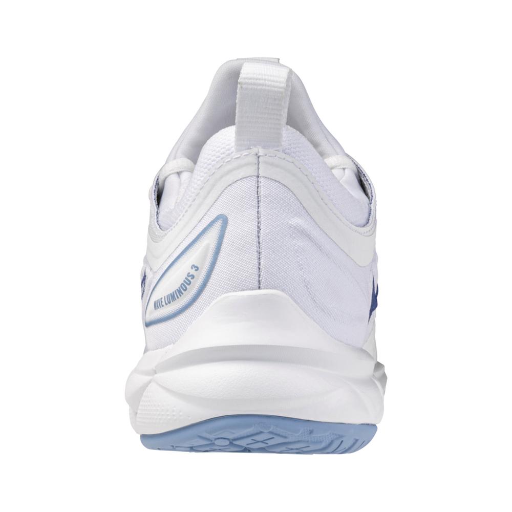 Mizuno Wave Women's Luminous 3 Volleyball Shoes white/blue