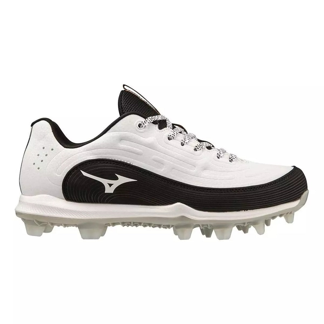 Mizuno Women's 9-Spike Advanced Finch Elite 6 Low Softball Cleats white/black