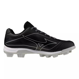 Mizuno Women's Cushionrevo Finch TPU Baseball Cleats black/white