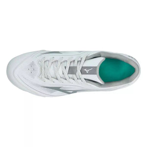 Mizuno Women's Cushionrevo Finch TPU Baseball Cleats white/silver