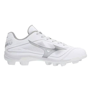 Mizuno Women's Cushionrevo Finch TPU Baseball Cleats white/silver