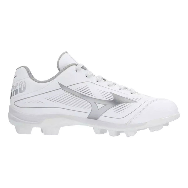 Mizuno Women's Cushionrevo Finch TPU Baseball Cleats white/silver