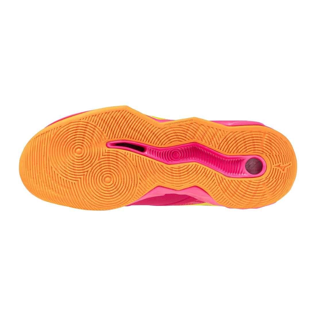 Mizuno Women's Wave Momentum 4 Pro Volleyball Shoes pink tetra/yellow