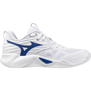 Mizuno Women's Wave Momentum 4 Pro Volleyball Shoes white/ pearl blue