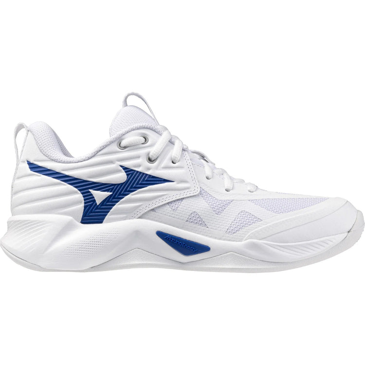 Mizuno Women's Wave Momentum 4 Pro Volleyball Shoes white/ pearl blue