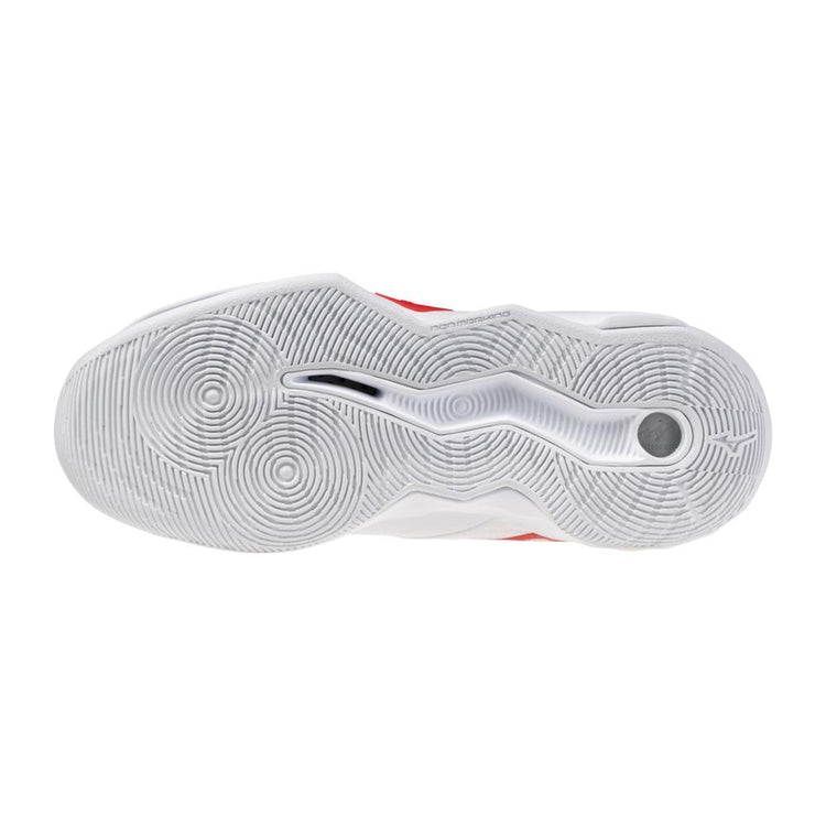 Mizuno Women's Wave Momentum 4 Pro Volleyball Shoes white/ red