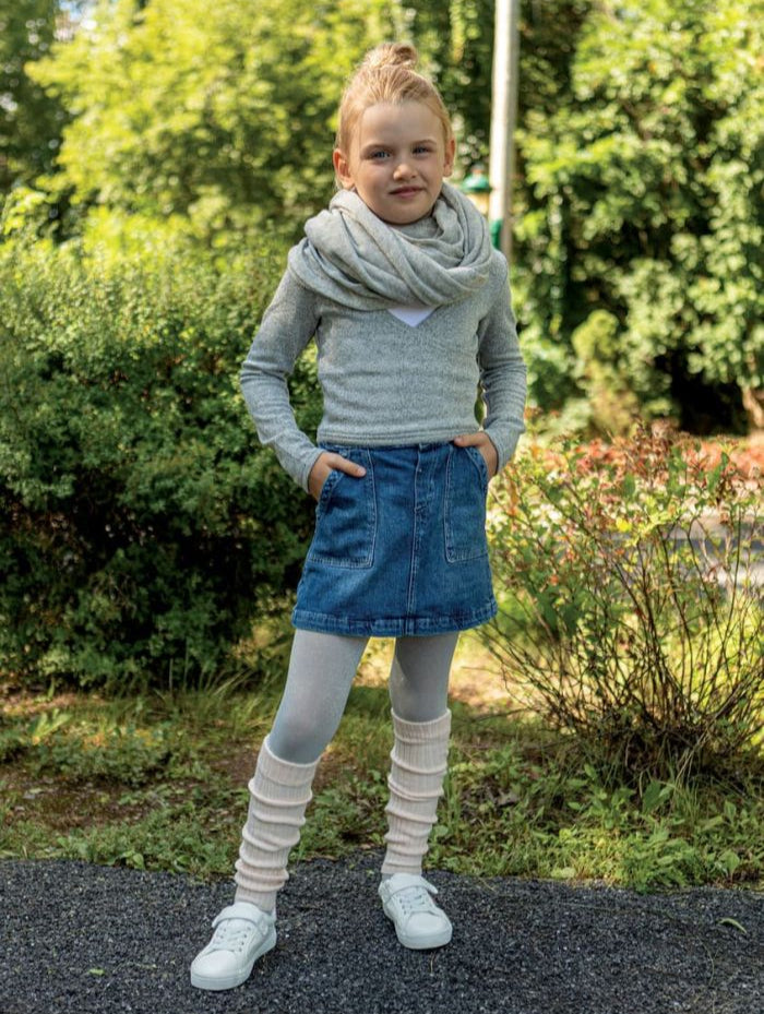 Mondor Junior 12" Merino Wool Figure Skating Leg Warmers