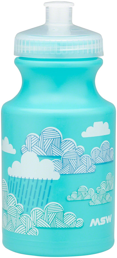 MSW Kids Water Bottle and Cage Kit Clouds 