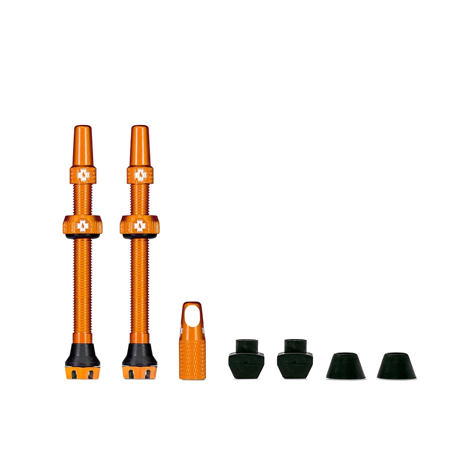 Muc-Off V2 Tubeless Presta Valve Orange 60mm