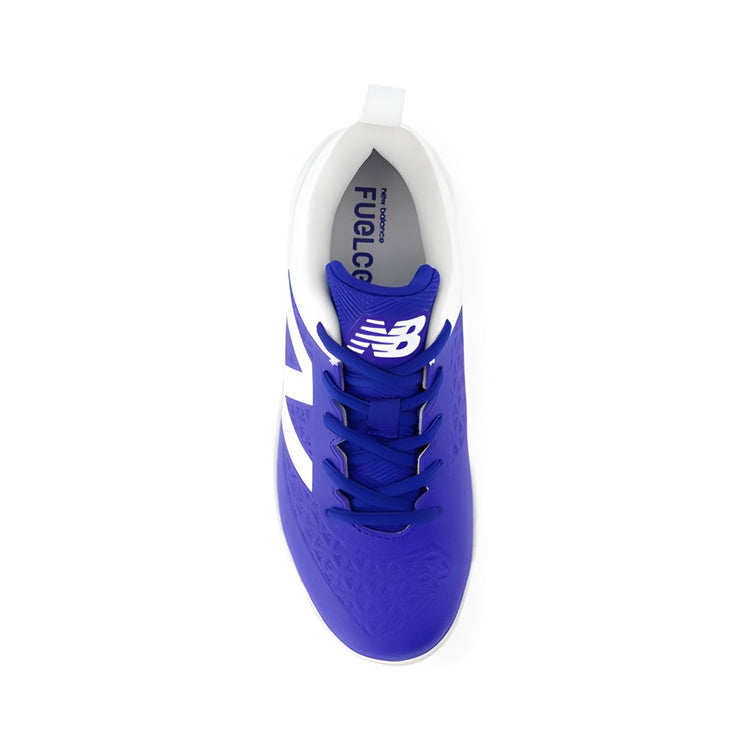 New Balance Junior 4040v8 Rubber Baseball Cleats royal