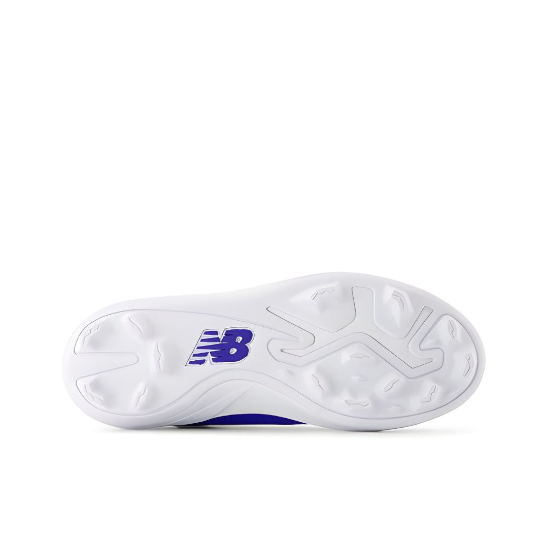 New Balance Junior 4040v8 Rubber Baseball Cleats royal