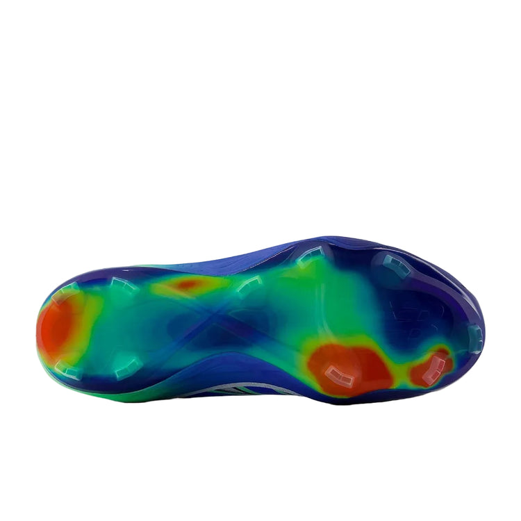 New Balance Senior Fresh Foam 3000v7 TPU Baseball Cleats white/blue