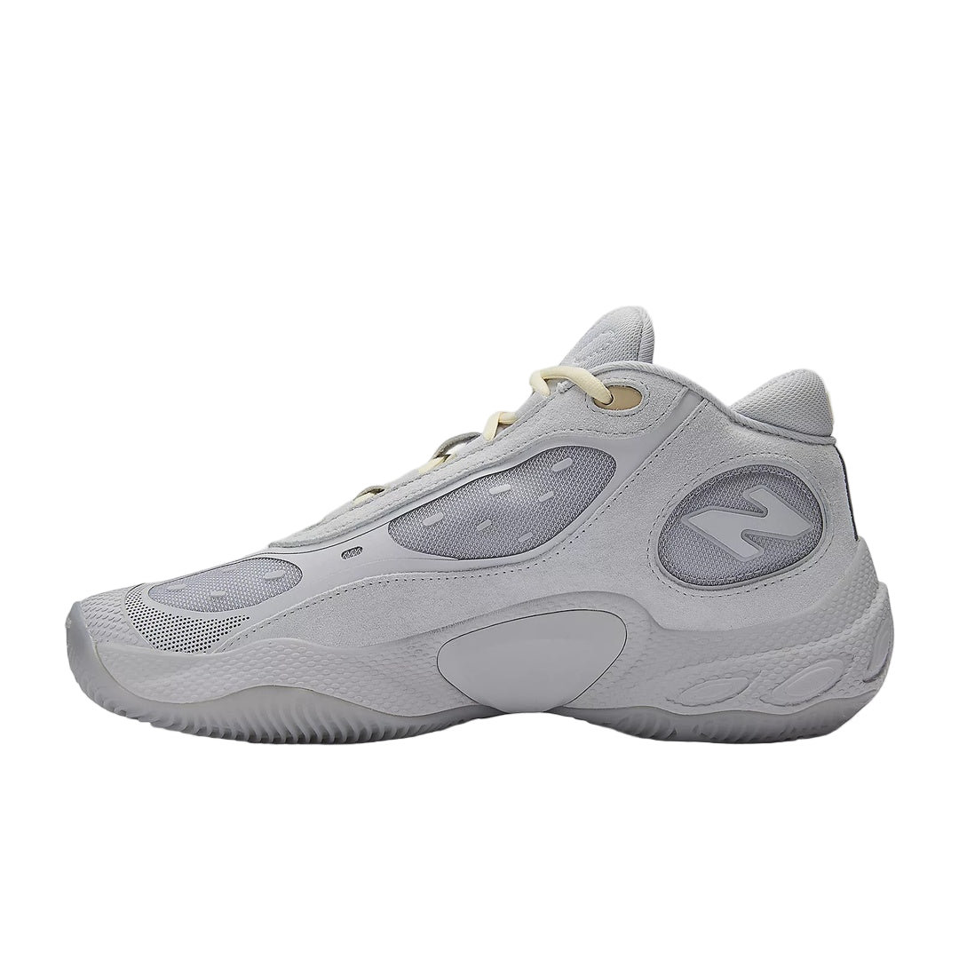 New Balance Senior Fresh Foam BB V3 Basketball Shoes pearl grey calcium gold