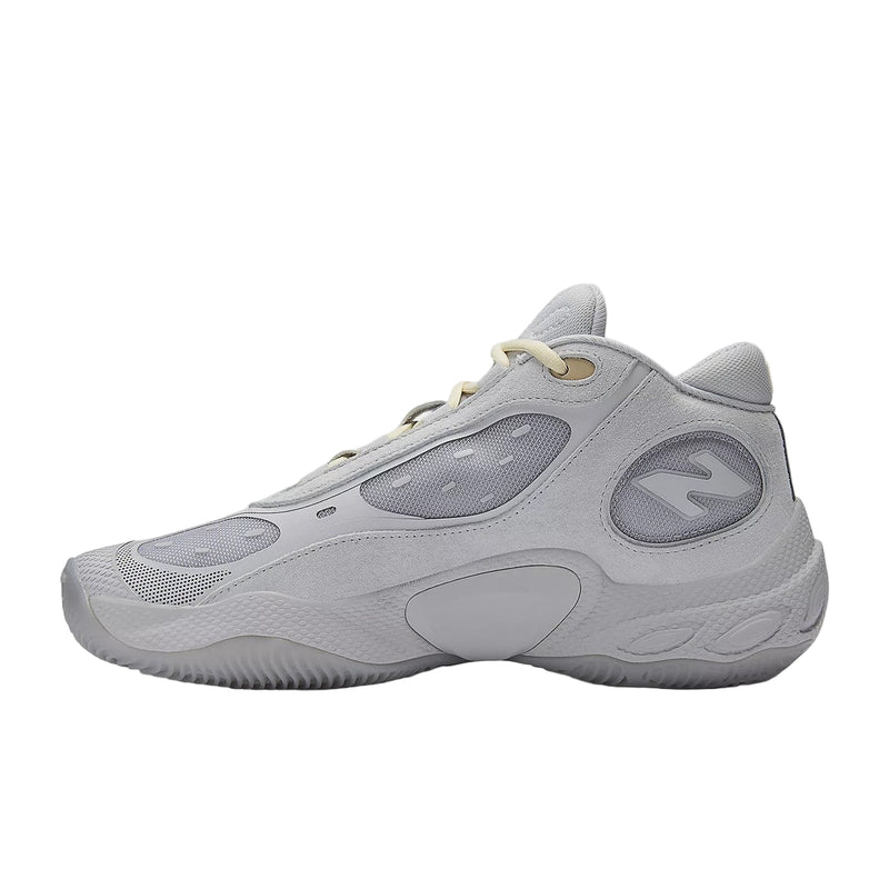 New Balance Senior Fresh Foam BB V3 Basketball Shoes pearl grey calcium gold