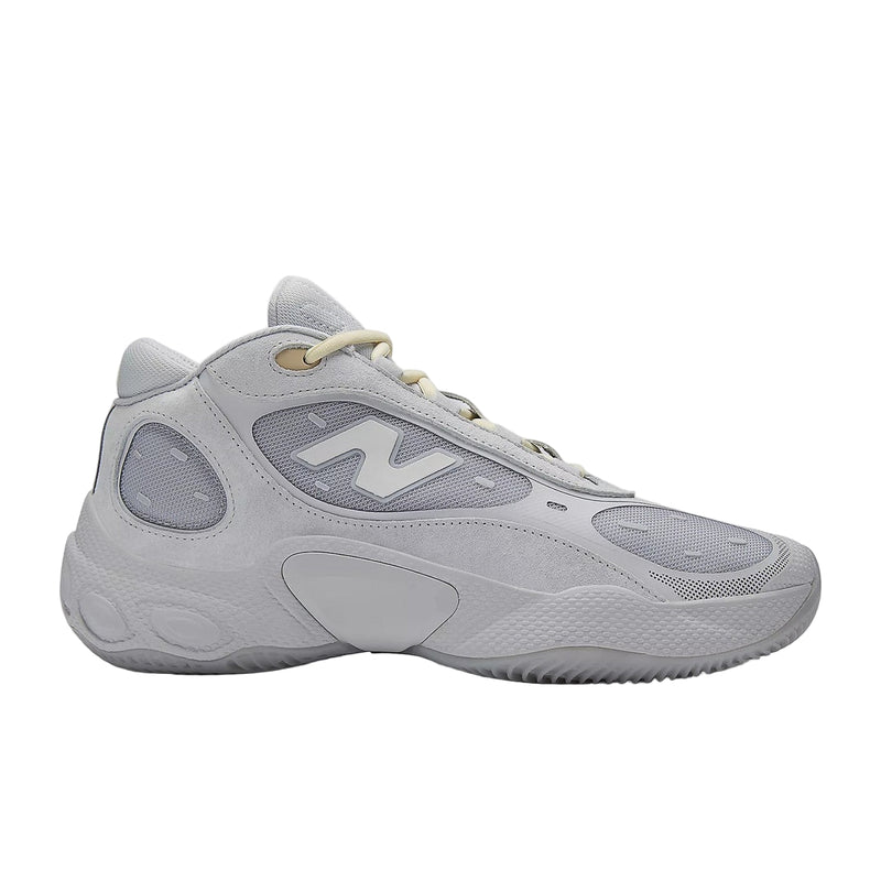 New Balance Senior Fresh Foam BB V3 Basketball Shoes pearl grey calcium gold