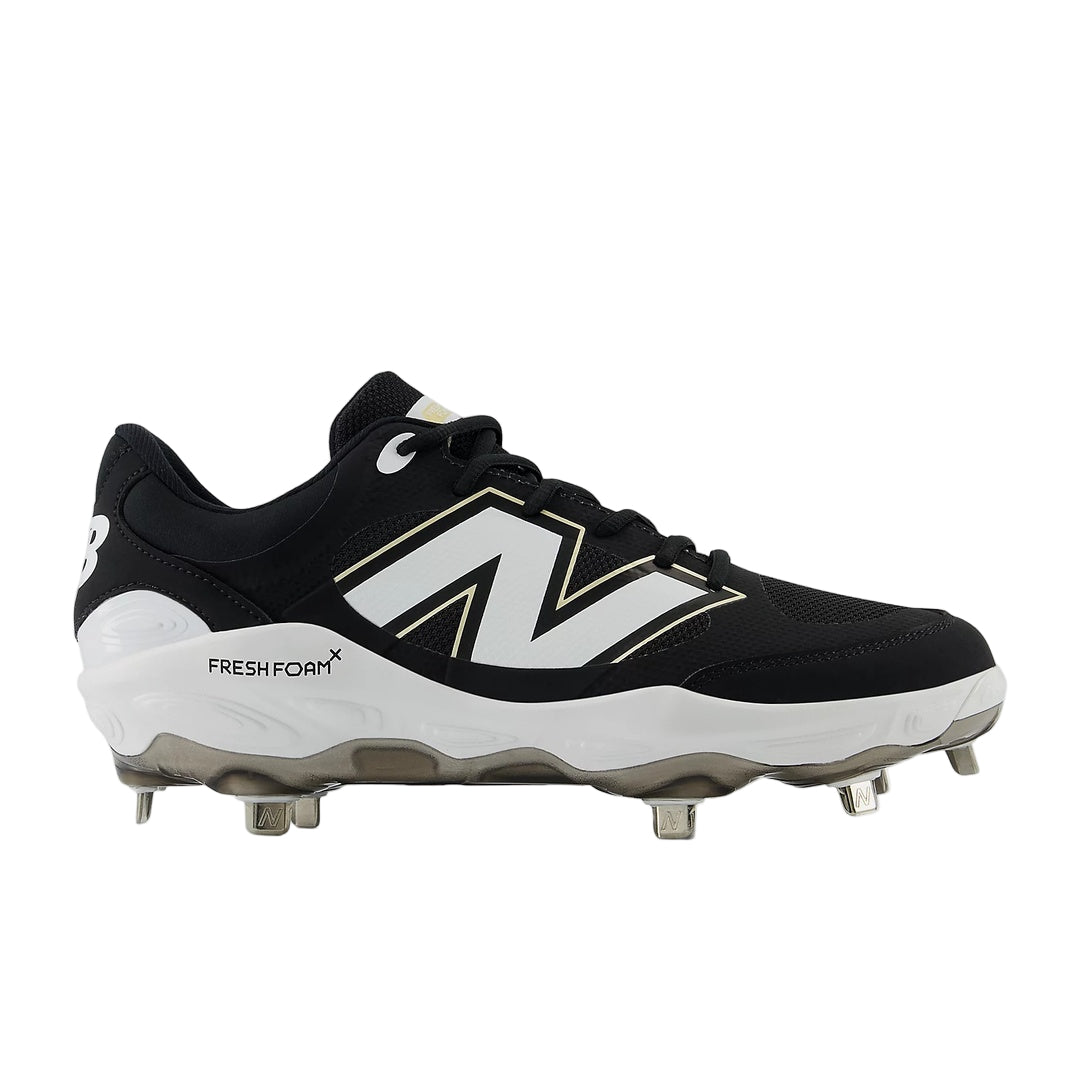 New Balance Senior Fresh Foam X 3000v7 Metal Baseball Cleats black