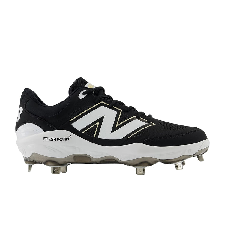 New Balance Senior Fresh Foam X 3000v7 Metal Baseball Cleats black