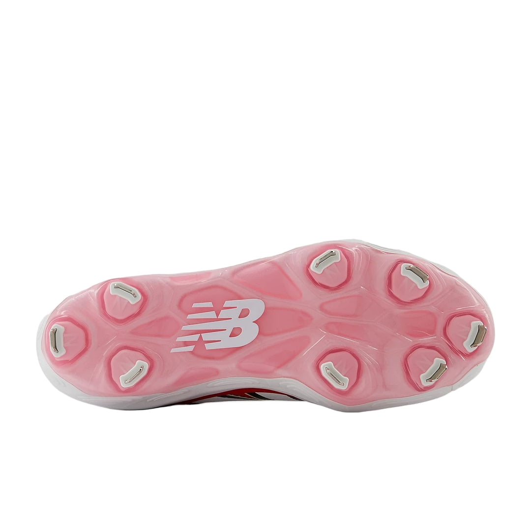 New Balance Senior Fresh Foam X 3000v7 Metal Baseball Cleats team red