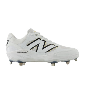 New Balance Senior Fresh Foam X 3000v7 Metal Baseball Shoe white
