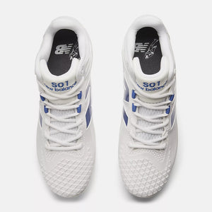 New Balance Senior Fuel Cell Ohtani 1 Metal Baseball Shoe White/Team Royal
