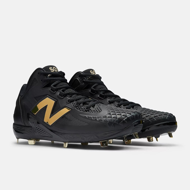 New Balance Senior Fuel Cell Ohtani 1 Metal Baseball Shoe black/gold