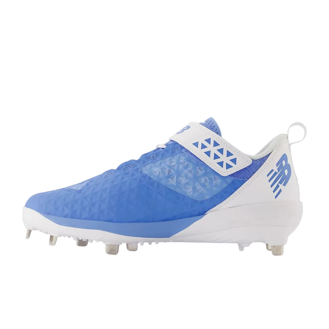 New Balance Senior FuelCell 4040V8 Metal Baseball Cleats team Carolina blue